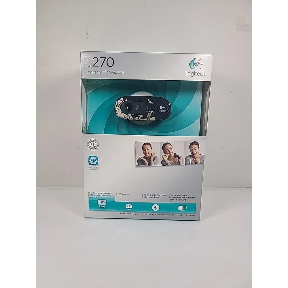 Logitech - HD Webcam C270 -720p NEW